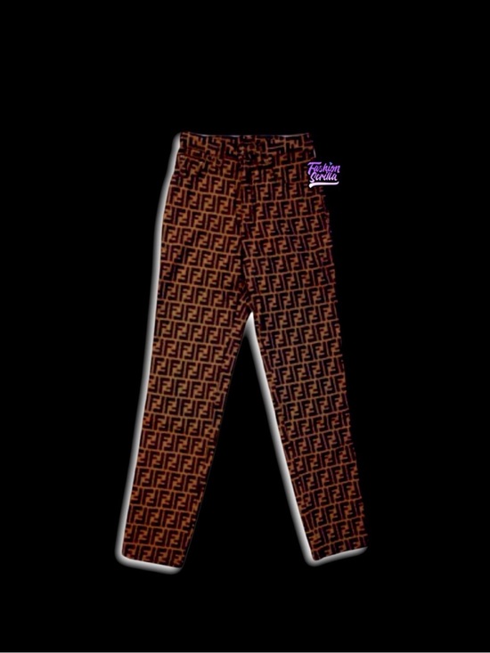 Fendi Denim - Vintage Fend Zucca Monogram Jeans